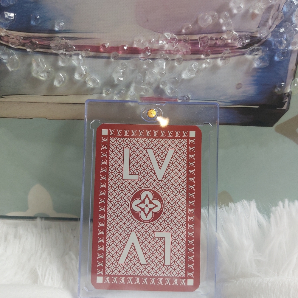Louis Vuitton Jeu De Cartes Collectible Monogram Playing Card ~ 6 of ❤️